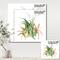 Designart - Tropical Leaves Air Plant Succulent - Farmhouse Canvas Wall Art Print